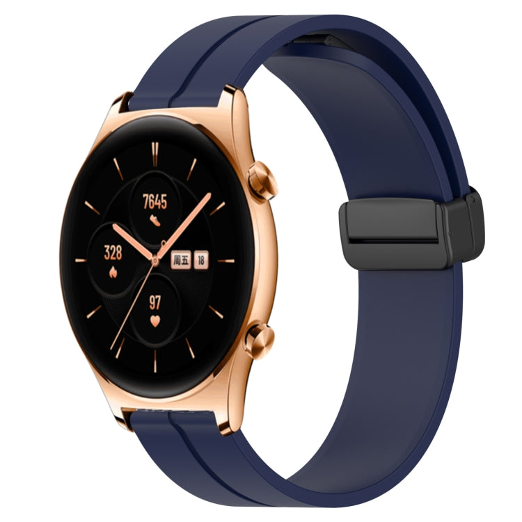 Cinturino in silicone con chiusura magnetica in tinta unita da 22 mm, For Honor Watch GS 3, For Honor Watch GS Pro