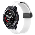 Cinturino in silicone con chiusura magnetica in tinta unita da 22 mm, For Honor Watch GS 3, For Honor Watch GS Pro