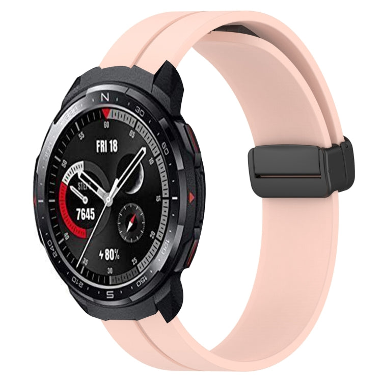 Cinturino in silicone con chiusura magnetica in tinta unita da 22 mm, For Honor Watch GS 3, For Honor Watch GS Pro