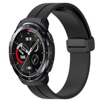 Cinturino in silicone con chiusura magnetica in tinta unita da 22 mm, For Honor Watch GS 3, For Honor Watch GS Pro