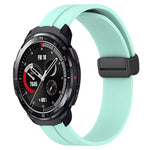 Cinturino in silicone con chiusura magnetica in tinta unita da 22 mm, For Honor Watch GS 3, For Honor Watch GS Pro