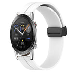 Cinturino in silicone con chiusura magnetica in tinta unita da 22 mm, For Honor Magic Watch 2 46mm, For Honor Watch Dream