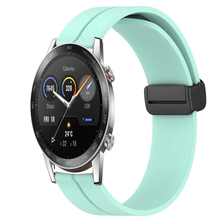 Cinturino in silicone con chiusura magnetica in tinta unita da 22 mm, For Honor Magic Watch 2 46mm, For Honor Watch Dream