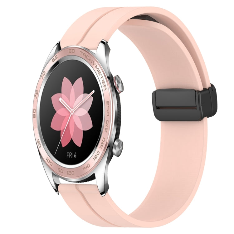 Cinturino in silicone con chiusura magnetica in tinta unita da 22 mm, For Honor Magic Watch 2 46mm, For Honor Watch Dream