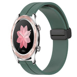 Cinturino in silicone con chiusura magnetica in tinta unita da 22 mm, For Honor Magic Watch 2 46mm, For Honor Watch Dream