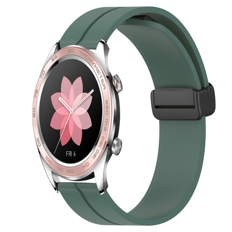 Cinturino in silicone con chiusura magnetica in tinta unita da 22 mm, For Honor Magic Watch 2 46mm, For Honor Watch Dream