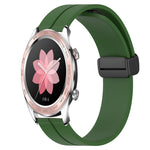 Cinturino in silicone con chiusura magnetica in tinta unita da 22 mm, For Honor Magic Watch 2 46mm, For Honor Watch Dream