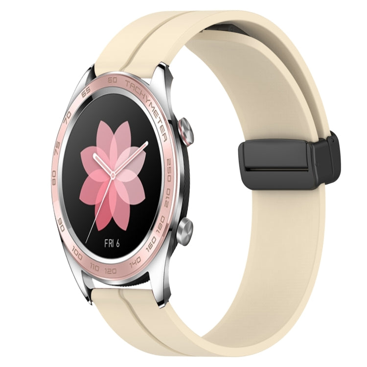 Cinturino in silicone con chiusura magnetica in tinta unita da 22 mm, For Honor Magic Watch 2 46mm, For Honor Watch Dream