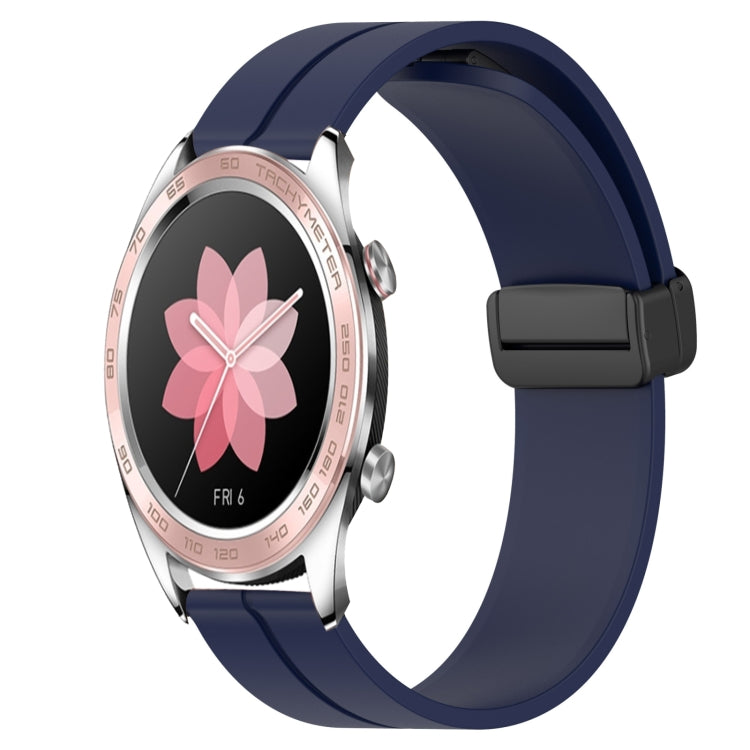 Cinturino in silicone con chiusura magnetica in tinta unita da 22 mm, For Honor Magic Watch 2 46mm, For Honor Watch Dream