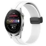 Cinturino in silicone con chiusura magnetica in tinta unita da 22 mm, For Huawei Watch 3 Pro New