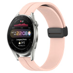Cinturino in silicone con chiusura magnetica in tinta unita da 22 mm, For Huawei Watch 3 Pro New