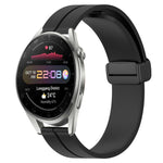 Cinturino in silicone con chiusura magnetica in tinta unita da 22 mm, For Huawei Watch 3 Pro New