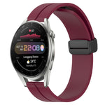 Cinturino in silicone con chiusura magnetica in tinta unita da 22 mm, For Huawei Watch 3 Pro New