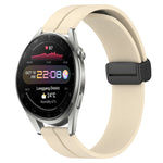 Cinturino in silicone con chiusura magnetica in tinta unita da 22 mm, For Huawei Watch 3 Pro New