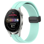 Cinturino in silicone con chiusura magnetica in tinta unita da 22 mm, For Huawei Watch 3 Pro New