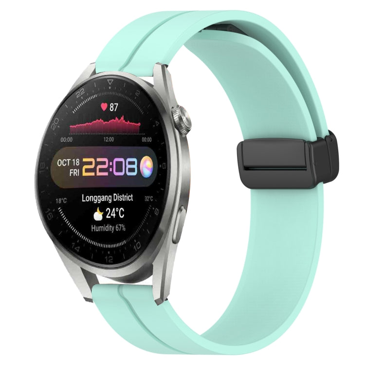 Cinturino in silicone con chiusura magnetica in tinta unita da 22 mm, For Huawei Watch 3 Pro New