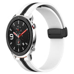 Cinturino in silicone con chiusura magnetica pieghevole da 22 mm, For Amazfit GTR 4, For Amazfit GTR 3