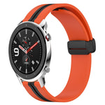 Cinturino in silicone con chiusura magnetica pieghevole da 22 mm, For Amazfit GTR 4, For Amazfit GTR 3