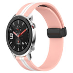 Cinturino in silicone con chiusura magnetica pieghevole da 22 mm, For Amazfit GTR 4, For Amazfit GTR 3