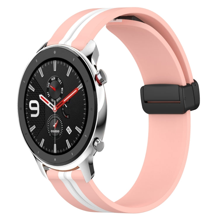 Cinturino in silicone con chiusura magnetica pieghevole da 22 mm, For Amazfit GTR 4, For Amazfit GTR 3