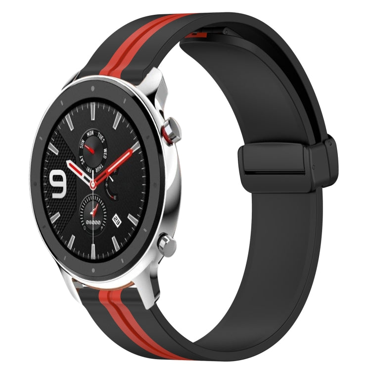 Cinturino in silicone con chiusura magnetica pieghevole da 22 mm, For Amazfit GTR 4, For Amazfit GTR 3