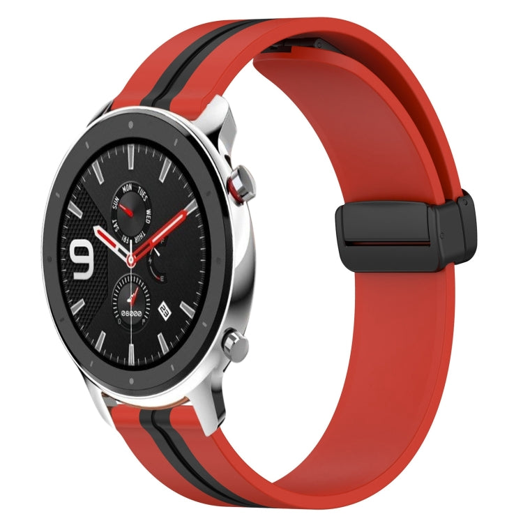 Cinturino in silicone con chiusura magnetica pieghevole da 22 mm, For Amazfit GTR 4, For Amazfit GTR 3