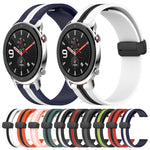 Cinturino in silicone con chiusura magnetica pieghevole da 22 mm, For Amazfit GTR 4, For Amazfit GTR 3