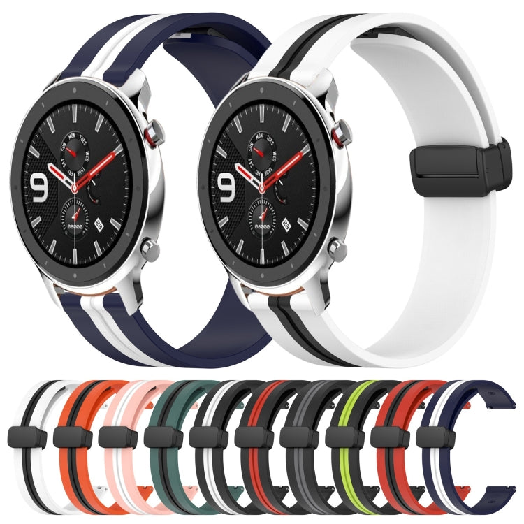 Cinturino in silicone con chiusura magnetica pieghevole da 22 mm, For Amazfit GTR 4, For Amazfit GTR 3