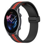 Cinturino in silicone con chiusura magnetica pieghevole da 22 mm, For Amazfit GTR 4, For Amazfit GTR 3
