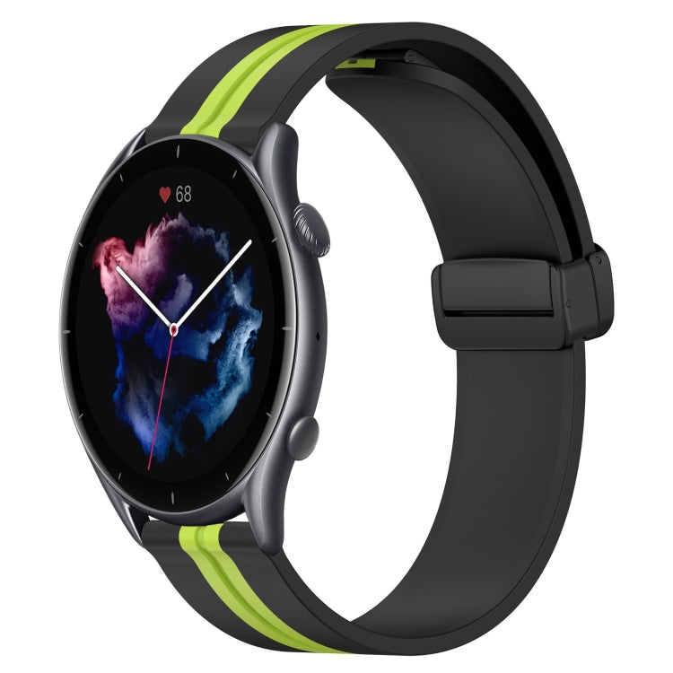 Cinturino in silicone con chiusura magnetica pieghevole da 22 mm, For Amazfit GTR 4, For Amazfit GTR 3