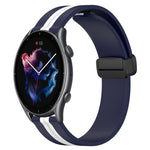 Cinturino in silicone con chiusura magnetica pieghevole da 22 mm, For Amazfit GTR 4, For Amazfit GTR 3