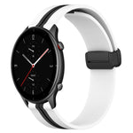 Cinturino in silicone con chiusura magnetica pieghevole da 22 mm, For Amazfit GTR 3 Pro, For Amazfit GTR 2e