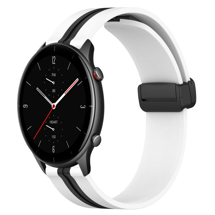 Cinturino in silicone con chiusura magnetica pieghevole da 22 mm, For Amazfit GTR 3 Pro, For Amazfit GTR 2e