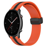 Cinturino in silicone con chiusura magnetica pieghevole da 22 mm, For Amazfit GTR 3 Pro, For Amazfit GTR 2e