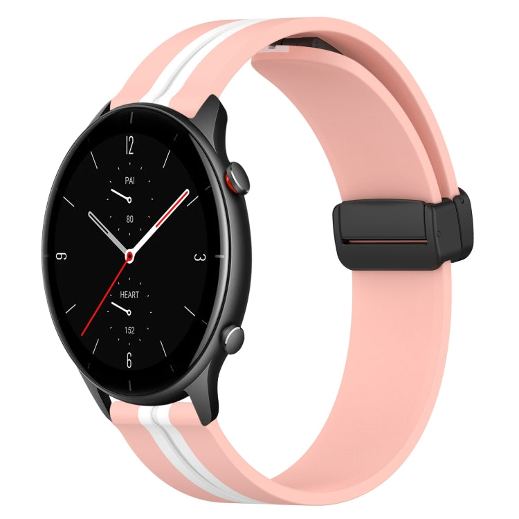 Cinturino in silicone con chiusura magnetica pieghevole da 22 mm, For Amazfit GTR 3 Pro, For Amazfit GTR 2e