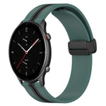 Cinturino in silicone con chiusura magnetica pieghevole da 22 mm, For Amazfit GTR 3 Pro, For Amazfit GTR 2e