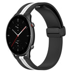 Cinturino in silicone con chiusura magnetica pieghevole da 22 mm, For Amazfit GTR 3 Pro, For Amazfit GTR 2e