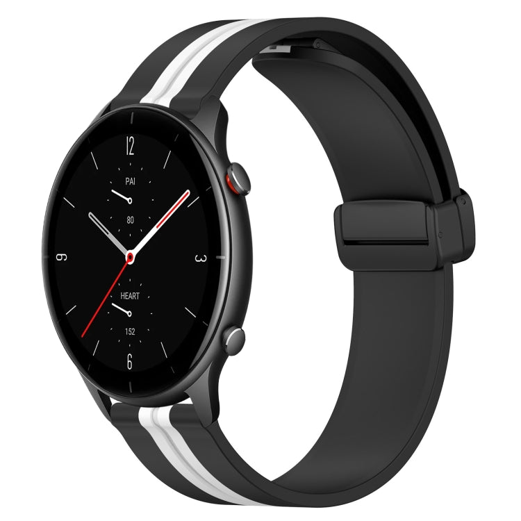 Cinturino in silicone con chiusura magnetica pieghevole da 22 mm, For Amazfit GTR 3 Pro, For Amazfit GTR 2e