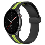 Cinturino in silicone con chiusura magnetica pieghevole da 22 mm, For Amazfit GTR 3 Pro, For Amazfit GTR 2e