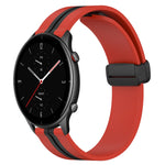 Cinturino in silicone con chiusura magnetica pieghevole da 22 mm, For Amazfit GTR 3 Pro, For Amazfit GTR 2e