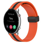 Cinturino in silicone con chiusura magnetica pieghevole da 22 mm, For Amazfit GTR 2, For Amazfit 3