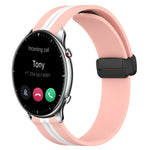 Cinturino in silicone con chiusura magnetica pieghevole da 22 mm, For Amazfit GTR 2, For Amazfit 3