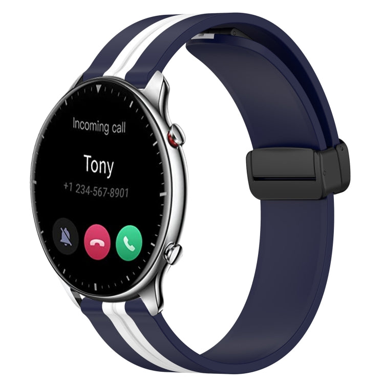 Cinturino in silicone con chiusura magnetica pieghevole da 22 mm, For Amazfit GTR 2, For Amazfit 3