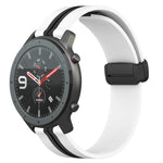 Cinturino in silicone con chiusura magnetica pieghevole da 22 mm, For Amazfit GTR 47mm