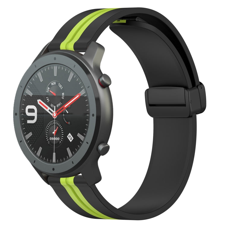 Cinturino in silicone con chiusura magnetica pieghevole da 22 mm, For Amazfit GTR 47mm