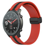 Cinturino in silicone con chiusura magnetica pieghevole da 22 mm, For Amazfit GTR 47mm