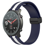 Cinturino in silicone con chiusura magnetica pieghevole da 22 mm, For Amazfit GTR 47mm