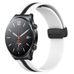 Cinturino in silicone con chiusura magnetica pieghevole da 22 mm, For Xiaomi MI Watch S1, For Xiaomi MI Watch S1 Pro