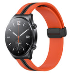 Cinturino in silicone con chiusura magnetica pieghevole da 22 mm, For Xiaomi MI Watch S1, For Xiaomi MI Watch S1 Pro