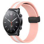 Cinturino in silicone con chiusura magnetica pieghevole da 22 mm, For Xiaomi MI Watch S1, For Xiaomi MI Watch S1 Pro